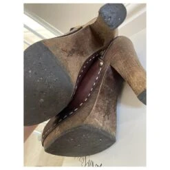 Yves Saint Laurent Escarpins YSL Ebene Apache En Chêne Marron 20 Yves Saint Laurent Escarpins YSL Ebene Apache En Chêne Marron -Yves Saint Laurent 649875 9