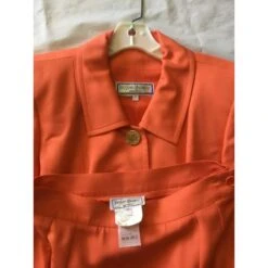 Yves Saint Laurent Tailleur Jupe Corail -Yves Saint Laurent 64998 4