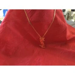 Yves Saint Laurent Pendentifs Plaqué Or Ysl Doré -Yves Saint Laurent 65808 3