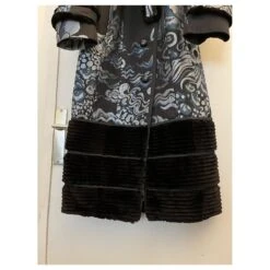 Yves Saint Laurent Manteau Rive Gauche Waterfall Jacket F/W 2004 Bleu -Yves Saint Laurent 660276 4