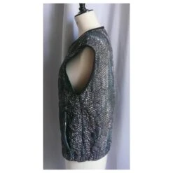 YVES SAINT LAURENT Veste Sans Manches TBE Multicolore -Yves Saint Laurent 660494 3