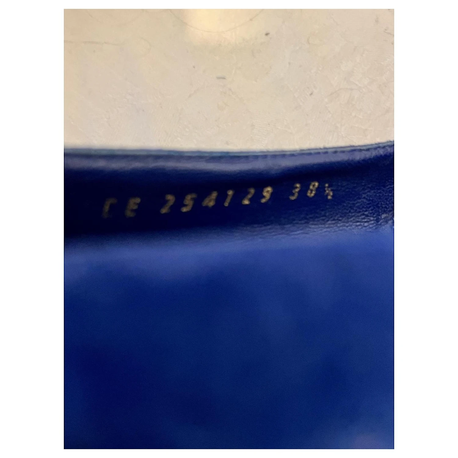 Yves Saint Laurent Escarpins YSL Palais Mohawk Tribute Bleu 11 Yves Saint Laurent Escarpins YSL Palais Mohawk Tribute Bleu – Image 9