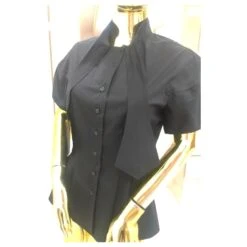 Yves Saint Laurent #yvessaintlourent#chemise#noire#38#36#s#m -Yves Saint Laurent 669537 3