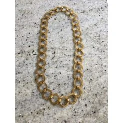 Yves Saint Laurent Sautoir Métal Doré -Yves Saint Laurent 67225 4