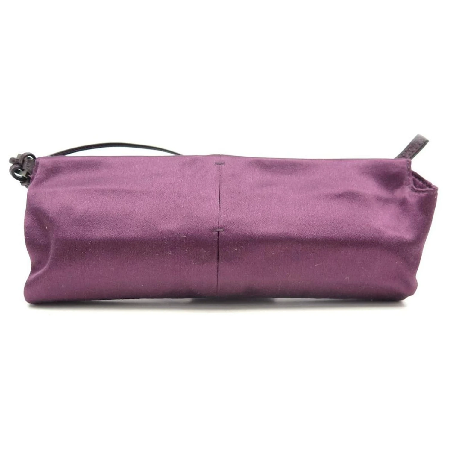 NEUF SAC POCHETTE A MAIN YVES SAINT LAURENT RIVE GAUCHE 001364 SATIN CLUTH Violet 4 NEUF SAC POCHETTE A MAIN YVES SAINT LAURENT RIVE GAUCHE 001364 SATIN CLUTH Violet – Image 2