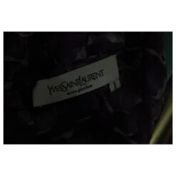 Yves Saint Laurent Top En Soie Imprimé Violet -Yves Saint Laurent 687141 5