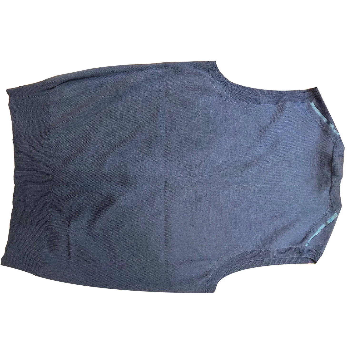 Yves Saint Laurent Sans Manches Bleu 4 Yves Saint Laurent Sans Manches Bleu – Image 2