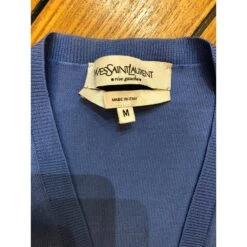 Yves Saint Laurent Sans Manches Bleu 8 Yves Saint Laurent Sans Manches Bleu -Yves Saint Laurent 68965 3