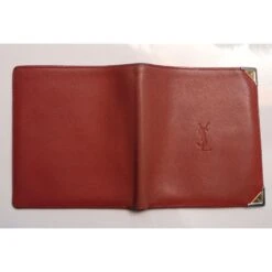 Yves Saint Laurent Portefeuille Vintage Rouge -Yves Saint Laurent 68975 4