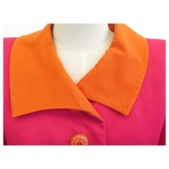 VINTAGE VESTE YVES SAINT LAURENT RIVE GAUCHE TAILLE 34 S COTON ROSE JACKET -Yves Saint Laurent 699594 2