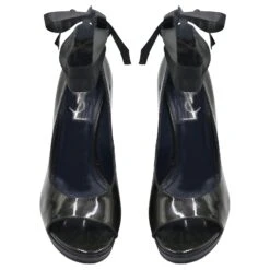 Yves Saint Laurent Escarpins Vernis Vert Foncé 11 Yves Saint Laurent Escarpins Vernis Vert Foncé -Yves Saint Laurent 720687 3