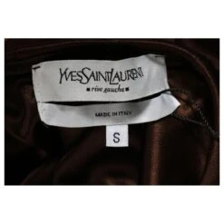 Yves Saint Laurent Jupe étagée Marron Foncé 11 Yves Saint Laurent Jupe étagée Marron Foncé -Yves Saint Laurent 720737 5