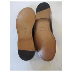 Yves Saint Laurent Mocassins Cur Marron, 37IT. Marron Foncé -Yves Saint Laurent 727780 5