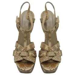 Yves Saint Laurent Escarpins Tribute En Peau De Serpent -Yves Saint Laurent 749365 3