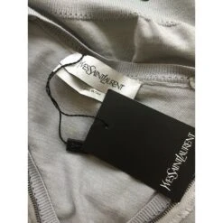 Yves Saint Laurent Pull Gris 10 Yves Saint Laurent Pull Gris -Yves Saint Laurent 75655 4