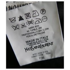 Trench Sans Manches Yves Saint Laurent "Edition Unisexe" Noir -Yves Saint Laurent 763271 8