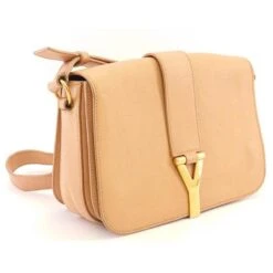 Yves Saint Laurent Sac à Bandoulière Chyc Line Nude Rose Beige -Yves Saint Laurent 767311 3