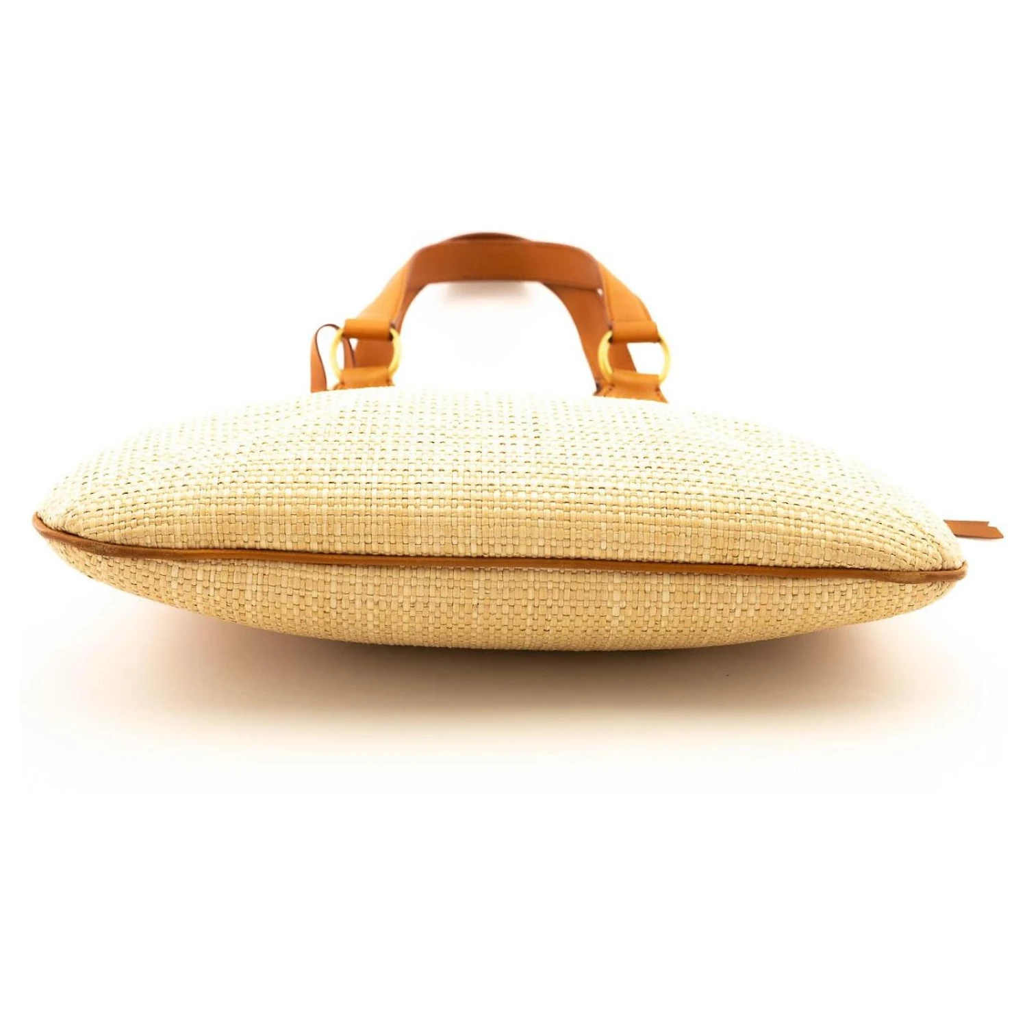 Yves Saint Laurent Sac Cabas Tribute En Raphia Marron Beige 8 Yves Saint Laurent Sac Cabas Tribute En Raphia Marron Beige – Image 6