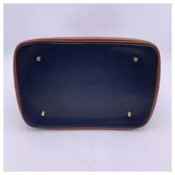 Yves Saint Laurent Sac à Bandoulière Cabas Vintage En Toile Noire -Yves Saint Laurent 773358 7