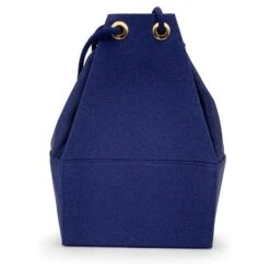 Yves Saint Laurent Sac à Bandoulière En Satin Bleu Vintage à Cordon De Serrage Bordeaux 12 Yves Saint Laurent Sac à Bandoulière En Satin Bleu Vintage à Cordon De Serrage Bordeaux -Yves Saint Laurent 776840 4