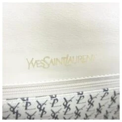 Yves Saint Laurent Sac Bandoulière Bandoulière Cuir Embossé Crocodile Jaune Ivoire Beige 13 Yves Saint Laurent Sac Bandoulière Bandoulière Cuir Embossé Crocodile Jaune Ivoire Beige -Yves Saint Laurent 778396 3