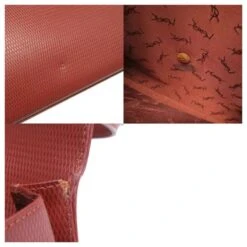 Yves Saint Laurent Vintage Leather Brown Gold Hardware Sac à Main Marron Bijouterie Dorée -Yves Saint Laurent 778398 10