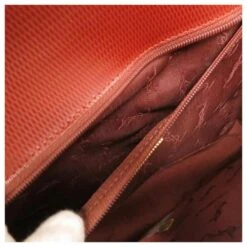 Yves Saint Laurent Vintage Leather Brown Gold Hardware Sac à Main Marron Bijouterie Dorée -Yves Saint Laurent 778398 7