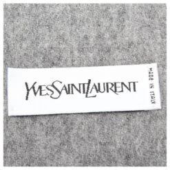 Yves Saint Laurent écharpe En Laine Gris -Yves Saint Laurent 780159 3