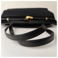 Sac Cabas En Toile Et Cuir Yves Saint Laurent Noir 18 Sac Cabas En Toile Et Cuir Yves Saint Laurent Noir -Yves Saint Laurent 783366 7