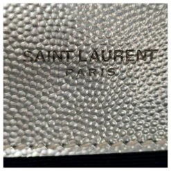 Yves Saint Laurent Sac à Chaîne YSL Silver Monogram Triquilt Envelope Argenté -Yves Saint Laurent 784232 7
