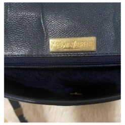 Yves Saint Laurent Sacs à Main Bleu Marine -Yves Saint Laurent 785468 5