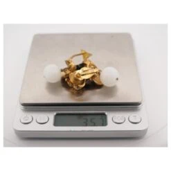 VINTAGE BOUCLES D'OREILLES YVES SAINT LAURENT TETES DE MAURES COUPLE EARRINGS Doré -Yves Saint Laurent 791505 5