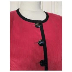 YVES SAINT LAURENT RIVE GAUCHE VESTE COUTURE VELOURS BOUTONS RELIEFS T 44 Rouge 17 YVES SAINT LAURENT RIVE GAUCHE VESTE COUTURE VELOURS BOUTONS RELIEFS T 44 Rouge -Yves Saint Laurent 793542 6