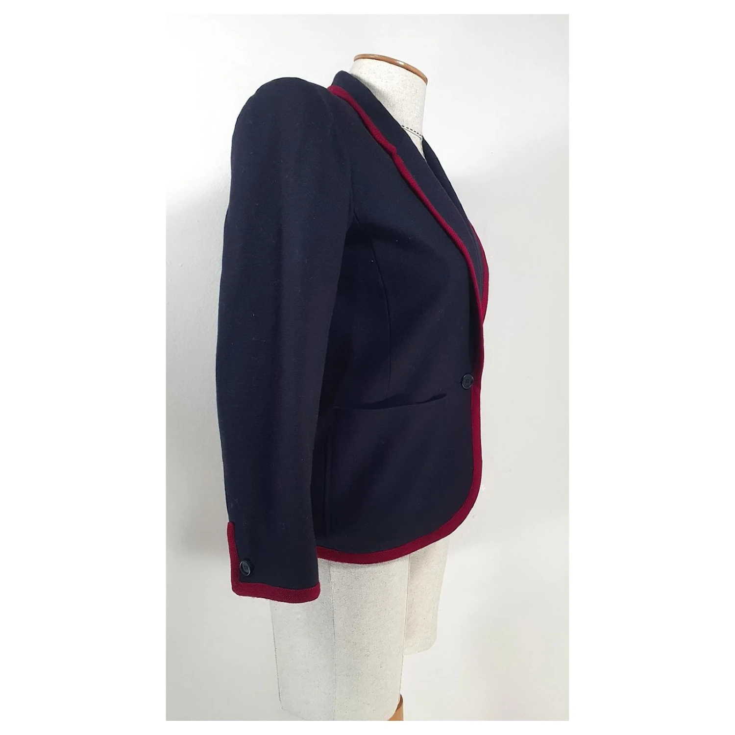 Yves Saint Laurent Vestes Bleu Foncé 4 Yves Saint Laurent Vestes Bleu Foncé – Image 2