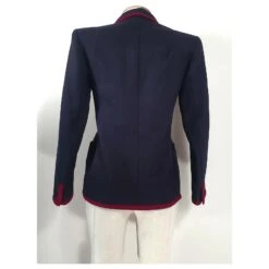 Yves Saint Laurent Vestes Bleu Foncé 12 Yves Saint Laurent Vestes Bleu Foncé -Yves Saint Laurent 794797 3