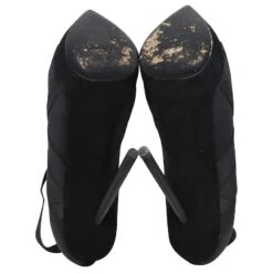 Yves Saint Laurent Bottines Divines Noires -Yves Saint Laurent 796409 4