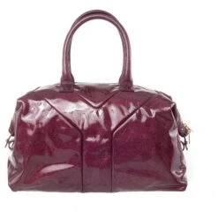 Yves Saint Laurent Sac Y En Cuir Verni Violet -Yves Saint Laurent 796433 3