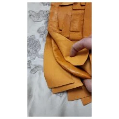 Yves Saint Laurent #yvessaintlourent #sac à Main Orange Jaune Moutarde Cognac Caramel -Yves Saint Laurent 796870 4