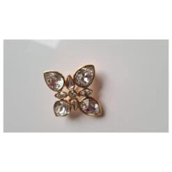 Yves Saint Laurent Broche Yved Saint-Laurent Neuve Vintage Doré 16 Yves Saint Laurent Broche Yved Saint-Laurent Neuve Vintage Doré -Yves Saint Laurent 797049 7