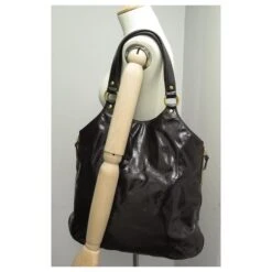 SAC A MAIN YVES SAINT LAURENT METROPOLIS 177737 LARGE CUIR VERNI HAND BAG Marron 13 SAC A MAIN YVES SAINT LAURENT METROPOLIS 177737 LARGE CUIR VERNI HAND BAG Marron -Yves Saint Laurent 797301 4