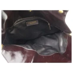 SAC A MAIN YVES SAINT LAURENT METROPOLIS 177737 LARGE CUIR VERNI HAND BAG Marron 14 SAC A MAIN YVES SAINT LAURENT METROPOLIS 177737 LARGE CUIR VERNI HAND BAG Marron -Yves Saint Laurent 797301 5