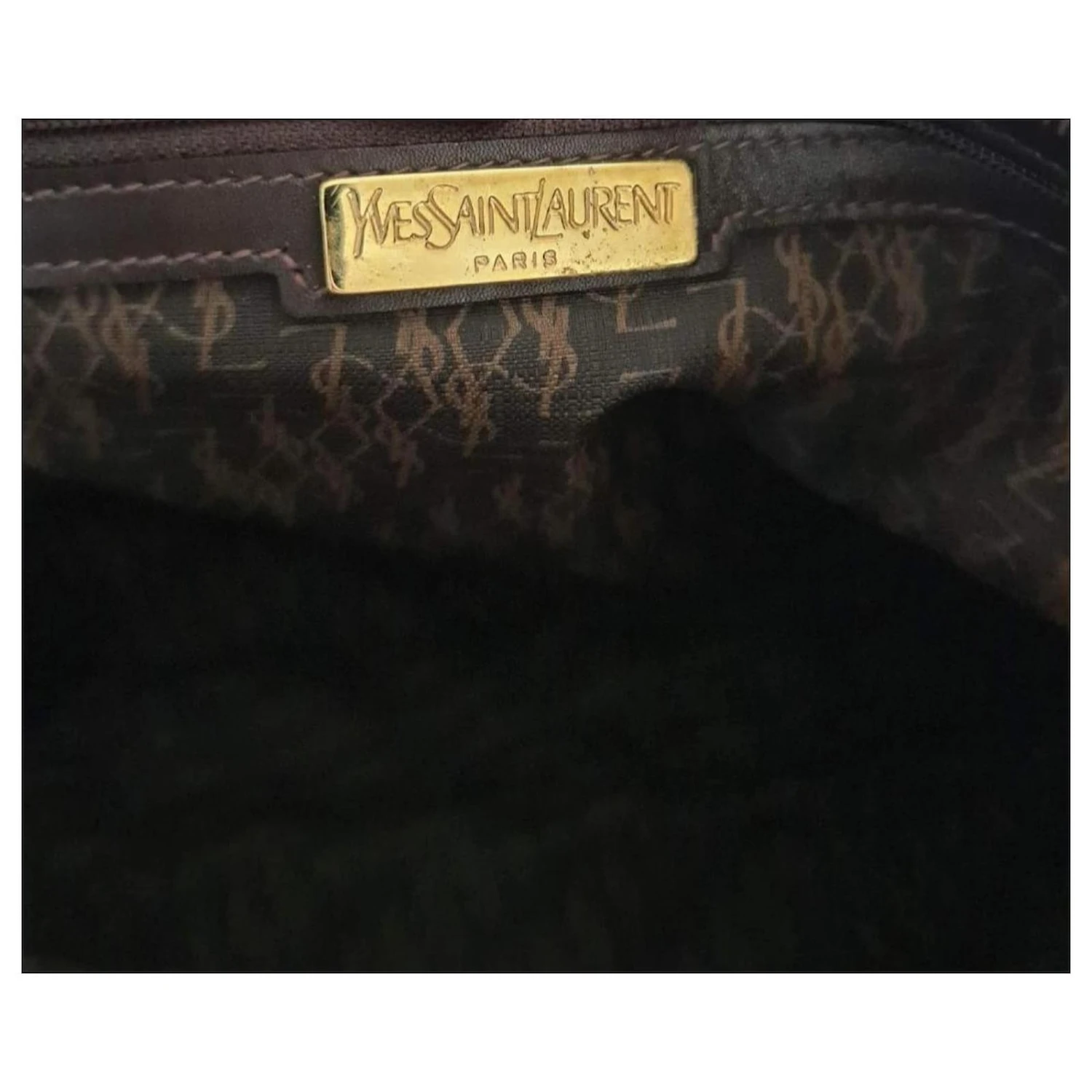 Yves Saint Laurent Sac Cabas Marron Kaki 5 Yves Saint Laurent Sac Cabas Marron Kaki – Image 3