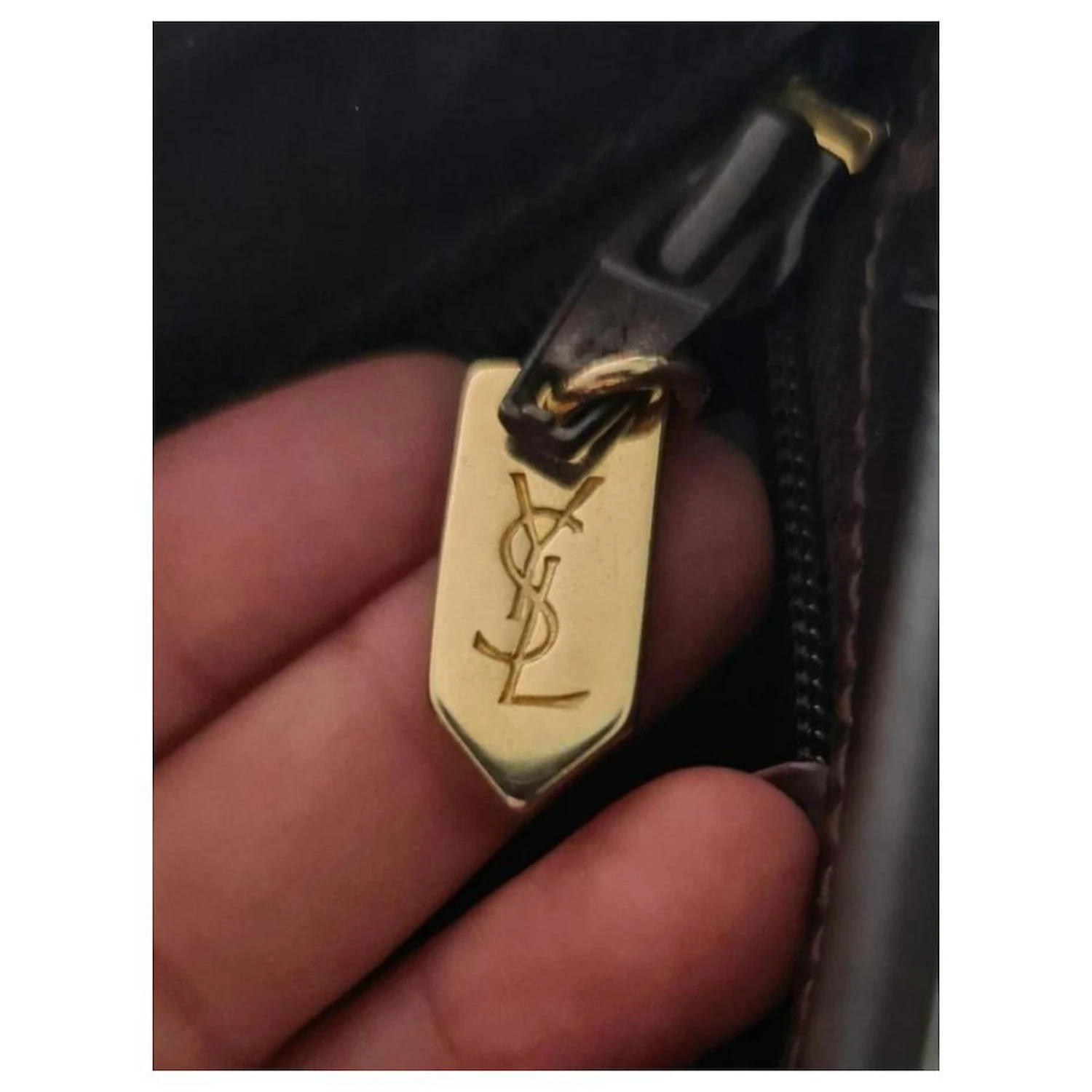 Yves Saint Laurent Sac Cabas Marron Kaki 6 Yves Saint Laurent Sac Cabas Marron Kaki – Image 4