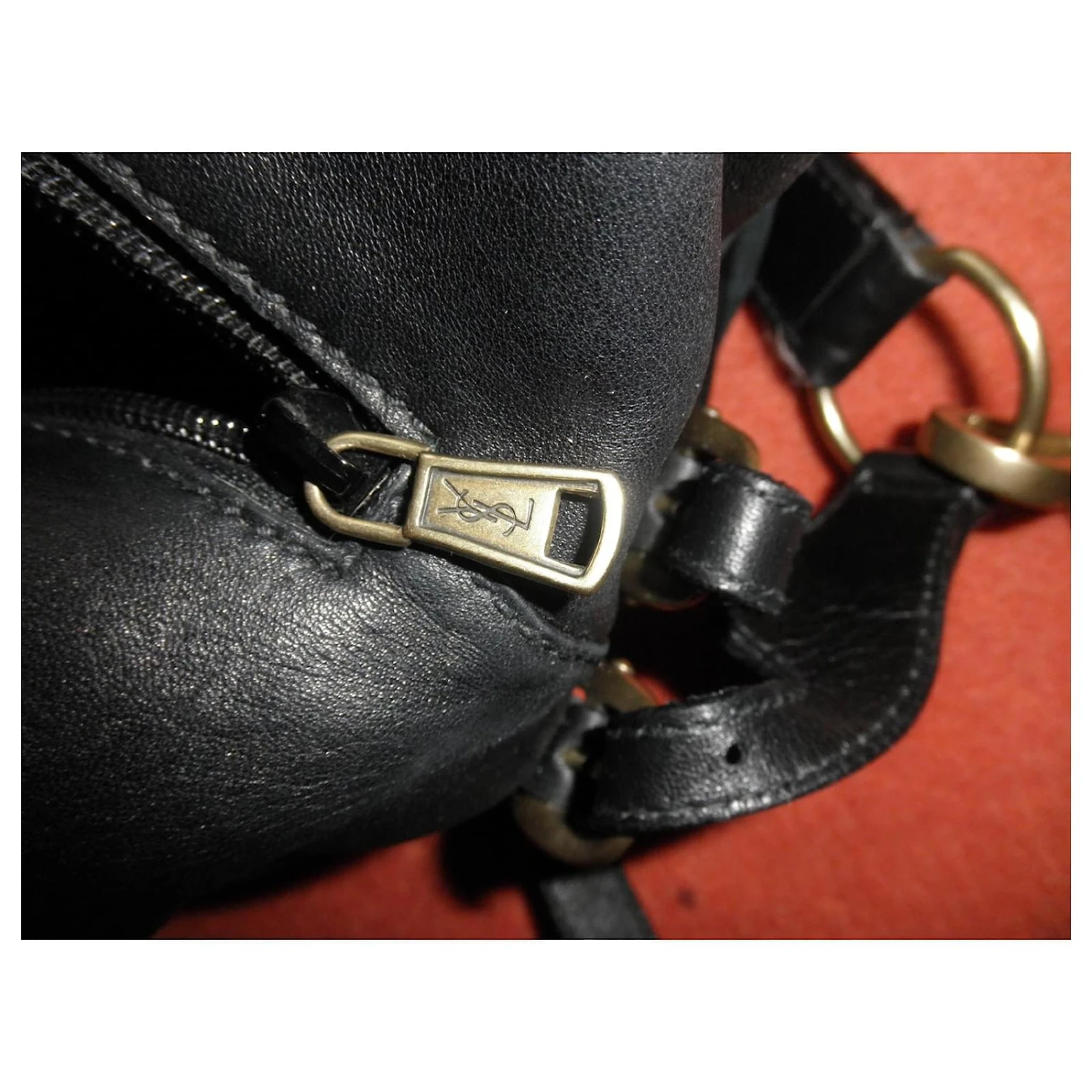 Shopping Monogramme Yves Saint Laurent Sacs à Main Noir 6 Shopping Monogramme Yves Saint Laurent Sacs à Main Noir – Image 4