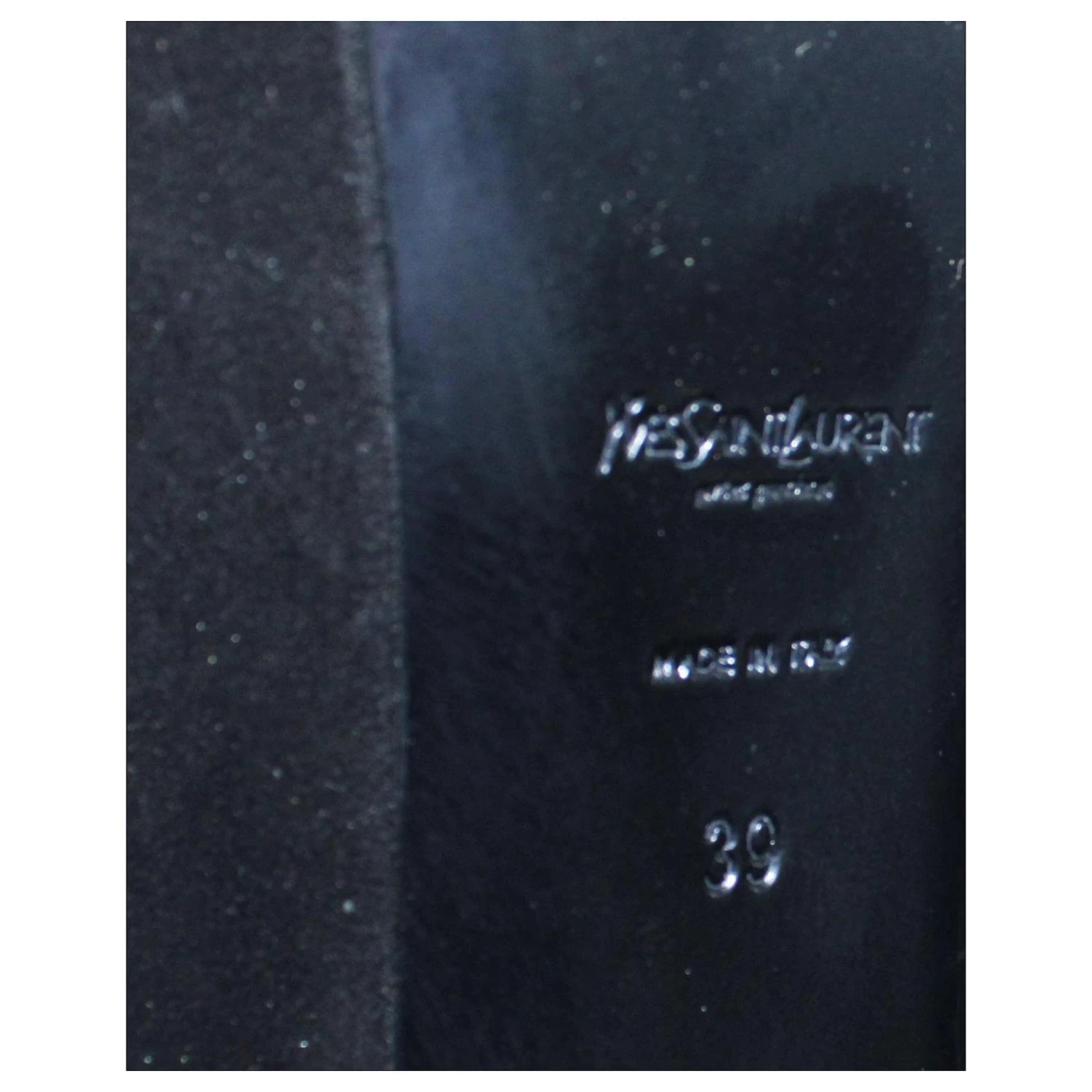 Yves Saint Laurent Escarpins à Plateforme En Daim Noir 8 Yves Saint Laurent Escarpins à Plateforme En Daim Noir – Image 6