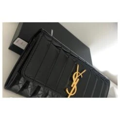 Yves Saint Laurent Portefeuille / Pochette Vicky Noir -Yves Saint Laurent 804403 2