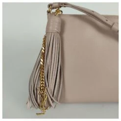 Yves Saint Laurent Sac Bandoulière Caméra Saint Laurent Avec Logo En Cuir Rose -Yves Saint Laurent 806018 3