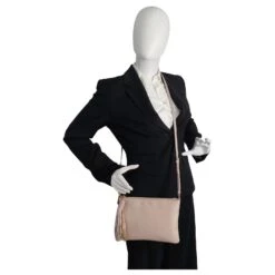 Yves Saint Laurent Sac Bandoulière Caméra Saint Laurent Avec Logo En Cuir Rose -Yves Saint Laurent 806018 7