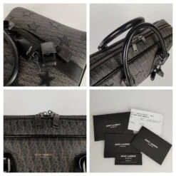 Sac à Main De Travail Unisexe Yves Saint Laurent Noir -Yves Saint Laurent 806027 6