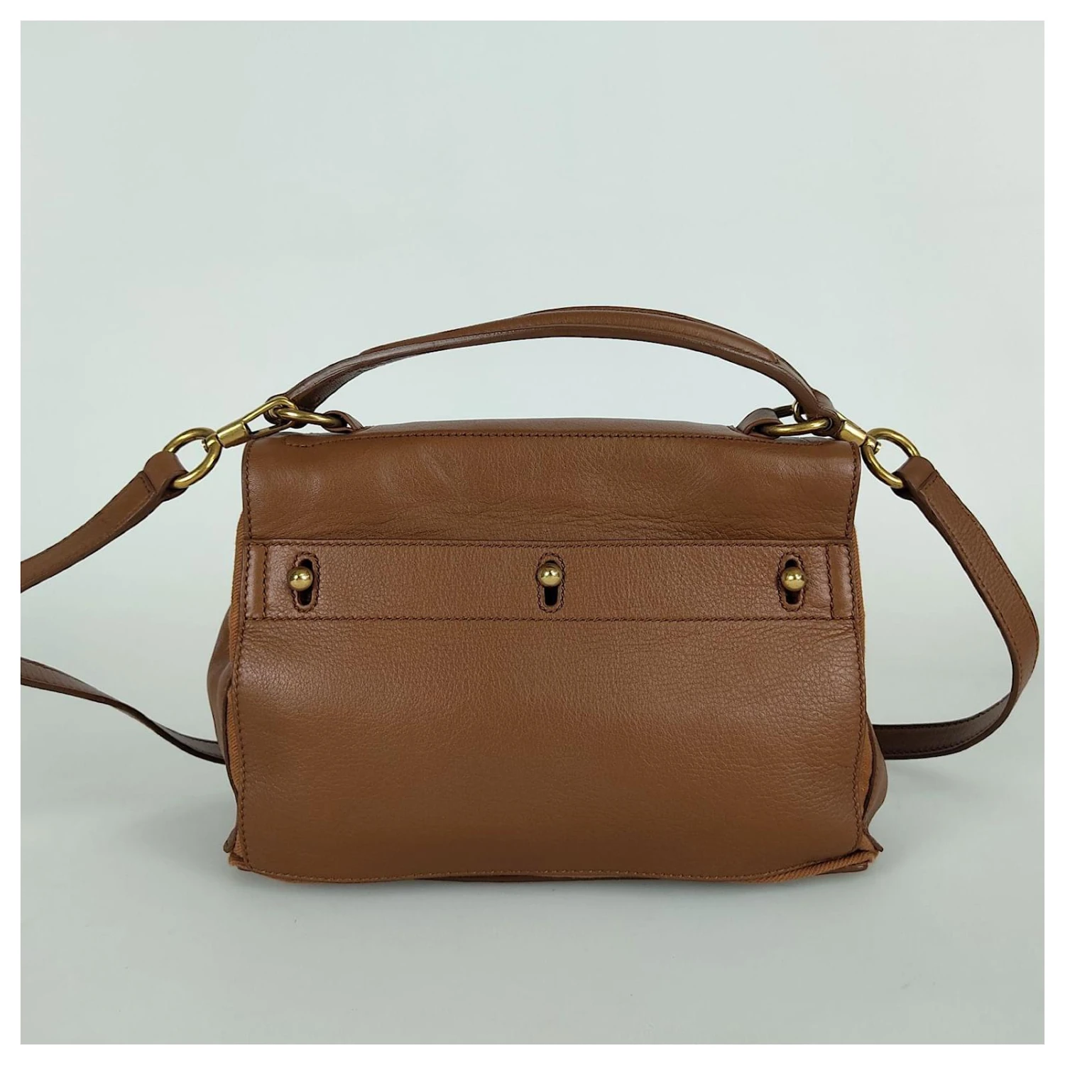 Sac Bandoulière Yves Saint Laurent Muse En Cuir Marron 5 Sac Bandoulière Yves Saint Laurent Muse En Cuir Marron – Image 3